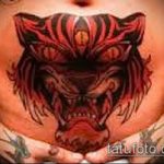 Фото татуировка, скриваща стрии (татуировка) (стойност) - примерна рисунка - 041