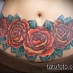 Фото татуировка, скриваща стрии (татуировка) (стойност) - примерна рисунка - 042