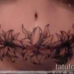 Фото татуировка, скриваща стрии (татуировка) (стойност) - примерна рисунка - 044