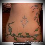 Фото татуировка, скриваща стрии (татуировка) (стойност) - примерна рисунка - 047