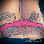 Фото татуировка, скриваща стрии (татуировка) (стойност) - примерна рисунка - 053