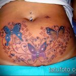 Фото татуировка, скриваща стрии (татуировка) (стойност) - примерна рисунка - 058 2351512