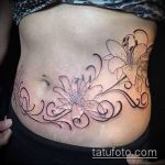 Фото татуировка, скриваща стрии (татуировка) (стойност) - примерна рисунка - 061