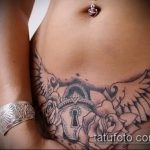 Фото татуировка, скриваща стрии (татуировка) (стойност) - примерна рисунка - 064