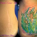 Фото татуировка, скриваща стрии (татуировка) (стойност) - примерна рисунка - 065