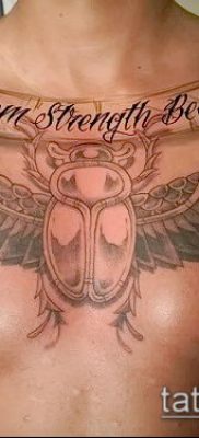 fotó egy szerencsés talizmán tetoválásról (jelentése) - egy példa egy érdekes tetoválási tervre - 043