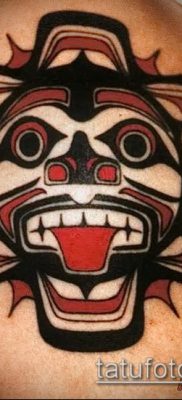 fotó egy szerencsés talizmán tetoválásról (jelentése) - egy példa egy érdekes tetoválási tervre - 034