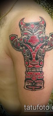 fotó egy szerencsés talizmán tetoválásról (jelentése) - egy példa egy érdekes tetoválási tervre - 029