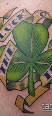 fotó egy szerencsés talizmán tetoválásról (jelentése) - egy példa egy érdekes tetoválási tervre - 011