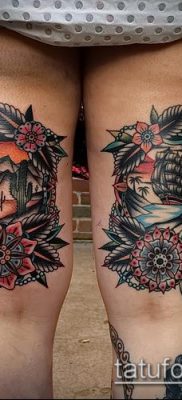 fotó egy szerencsés talizmán tetoválásról (jelentése) - egy példa egy érdekes tetoválási tervre - 001