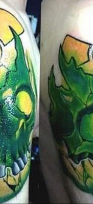 Zdjęcie Tatuaż ze znakiem promieniowania 26.04.2020 №007 -Radiation Tattoo-