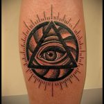 soleil tatouage sur sa jambe - une photo fraîche du tatouage fini 14072016 5