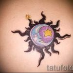 Sterne in der Sonne Tattoo - hűvös fotó des fertigen Tätowierung 14072016 1