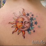 Sterne in der Sonne Tattoo - hűvös fotó des fertigen Tätowierung 14072016 2