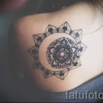 nap tetoválás a hátán - hűvös fotó a kész tetoválásról 14072016 1