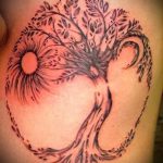 nap tetoválás a lábán - klassz fotó a kész tetoválásról 14072016 2