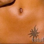 nap tetoválás a hasán - hűvös fotó a kész tetoválásról 14072016 1