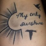 tatouer mon fils, mon soleil - fotó fraîche du tatouage fini sur 14072016 1