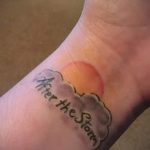 tätowieren mein Sohn, meine Sonne - cool Foto des fertigen Tätowierung auf 14072016 1