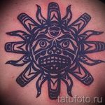 tetoválás nap aztékok - hűvös fotó a kész tetoválásról 14072016 2