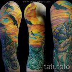 naplemente nap tetoválás - fotó a hűvös kész tetoválásról 14072016 14