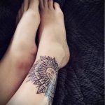 nap tetoválás a lábán - fotó a hűvös kész tetoválásról 14072016 -ból 4