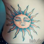 nap tetoválás színe - fotó a hűvös kész tetoválásról 14072016 -ból 3