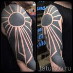 noir soleil tatouage - fotó fraîche du tatouage fini 14072016 1