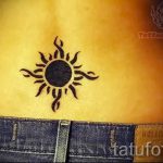 schwarze Sonne Tattoo - hűvös fotó des fertigen Tätowierung 14072016 2