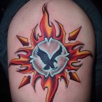soleil couleur de tatouage - fotó a frauche du tatouage fini sur 14072016 3