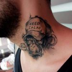 tatovering på halsen - foto 6