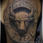 Bika csillagjegy tetoválás minták - kép és szimbólumok - kőfaragás