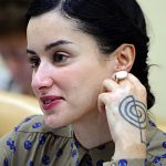 Снимка на татуировката на Тина Канделаки на ръката й от 21.09.2018 №025 - Татуировка на Тина Кан -