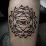 Tattoo -sehende Auge im Dreieck von Wert - ein Beispiel für ein cooles Tattoo Foto auf 14072016 1