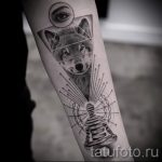 tetovaža vuka u trokutu - Primjer fotografije cool tetovaže na 14072016 1