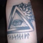 beskrajna tetovaža trokuta - foto primjer cool tetovaže iz 14072016 1