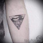 tetovaža kita u trokutu - foto primjer cool tetovaže iz 14072016 2