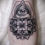 tetovirati svevideće oko u trokutu što znači - primjer fotografije cool tetovaže iz 14072016 2