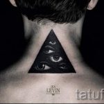 trokutasta tetovaža na vratu - foto primjer cool tetovaže iz 14072016 3