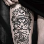 tetovaža oka s trokutom - foto primjer cool tetovaže iz 14072016 1