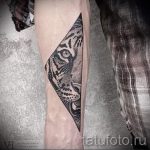 tetovaža tigar u trokutu - foto primjer cool tetovaže iz 14072016 1