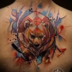 Tetovaža medvjeda u trokutu - Primjer fotografije cool tetovaže na 14072016 1