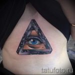 Raum im Dreieck Tätowierung - Foto Beispiel eines kühlen Tätowierung auf 14072016 2