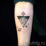 Stehendes Dreieck tetovaža - Foto Beispiel für ein cooles Tattoo auf 14072016 2