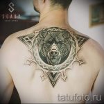 tatouage d'ours dans le trougao - Photo exemplaire d'un tatouage frais sur 14072016 2
