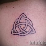 Tätowierung drei Dreieck - Foto Beispiel eines kühlen Tätowierung auf 14072016 4