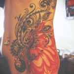 шарки на татуировката на корема му - Снимка за избор на 28022016 2