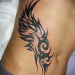 Muster auf dem Bauch Tattoo - Снимка Beispiel für die Auswahl von 28022016 6