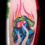 Flamme Tattoo Muster - Снимка Beispiel für die Auswahl von 28022016 3