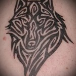 motif de tatouage loup - снимка пример за la sélection de 28022016 2